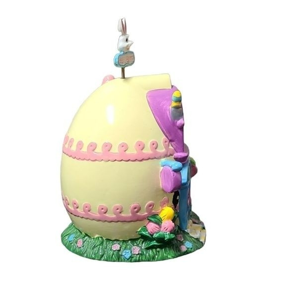 Musical wind up Easter Egg House - Picture 4 of 6